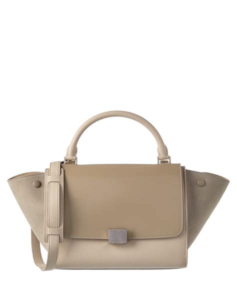 celine trapeze bag grey